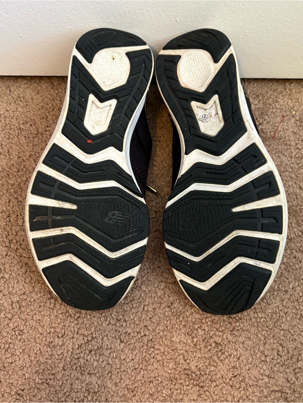New Balance Black Athletic Sneaker with Leopard Accent - Picture 4 of 4